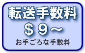 転送手数料は＄９から